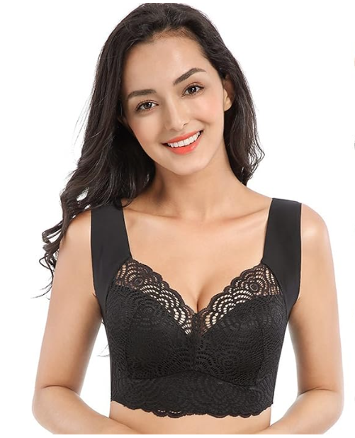 Soutien-gorge confortable sans boutons en dentelle